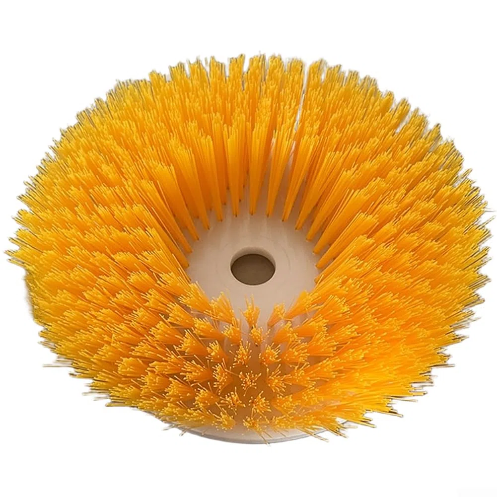 Spazzola elettrica ricaricabile per piastrelle e tappeti, spazzola ergonomica senza fili per pavimenti con testine in nylon (25,4 cm)