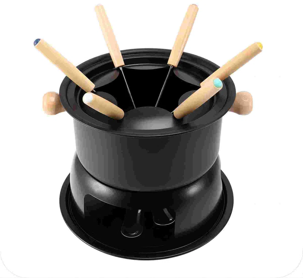 Set per Fonduta al Cioccolato Set per Fonduta Multifunzione in Acciaio al Carbonio per Gelato al Cioccolato con Formaggio Hot Pot