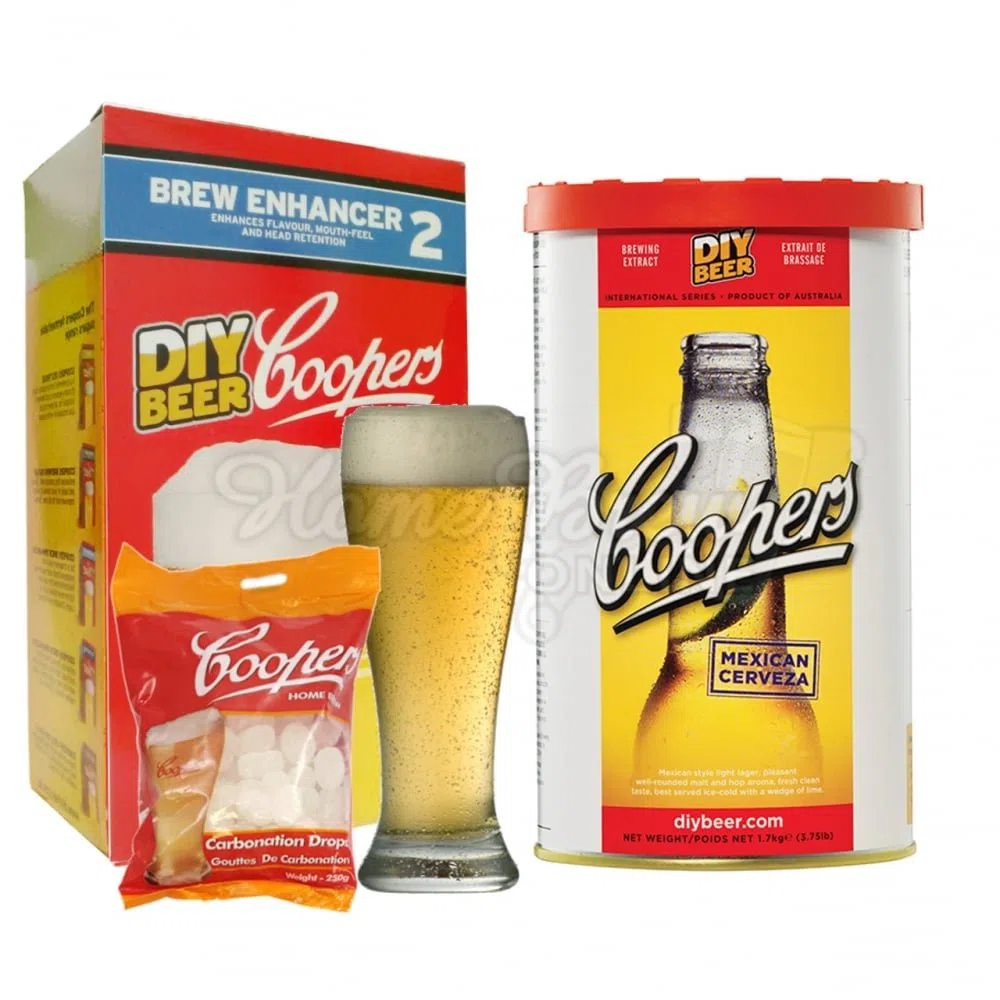 Kit internazionale per la preparazione della Coopers Mexican Cerveza