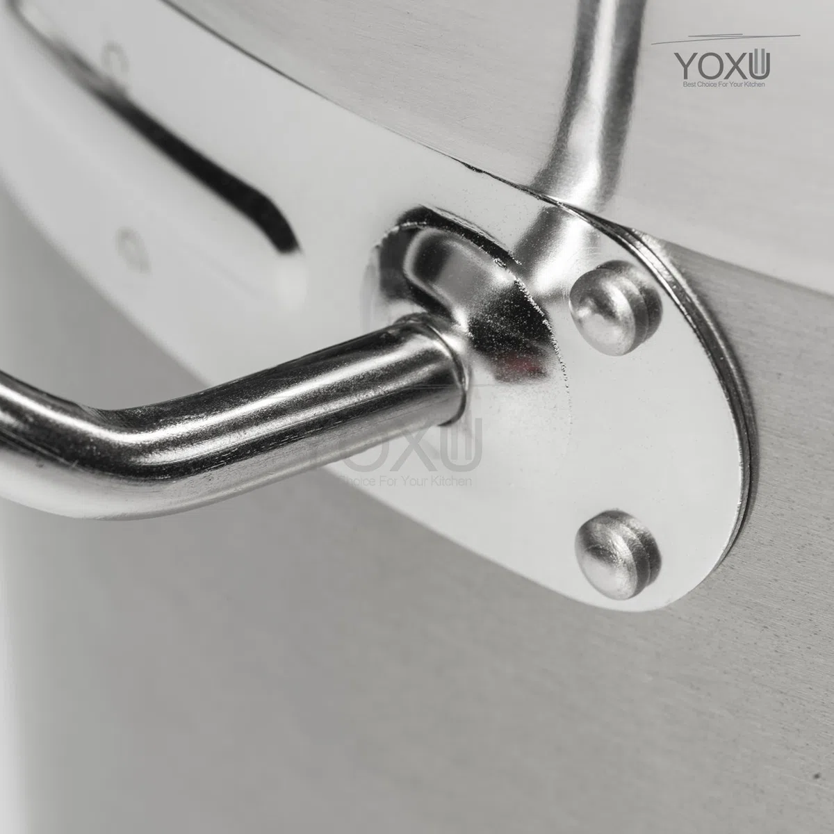 PENTOLA CON COPERCHIO ACCIAIO INOX 18/10 CUCINA CATERING RISTORANTE AISI 304 (Diametro 25 cm altezza 18 cm)