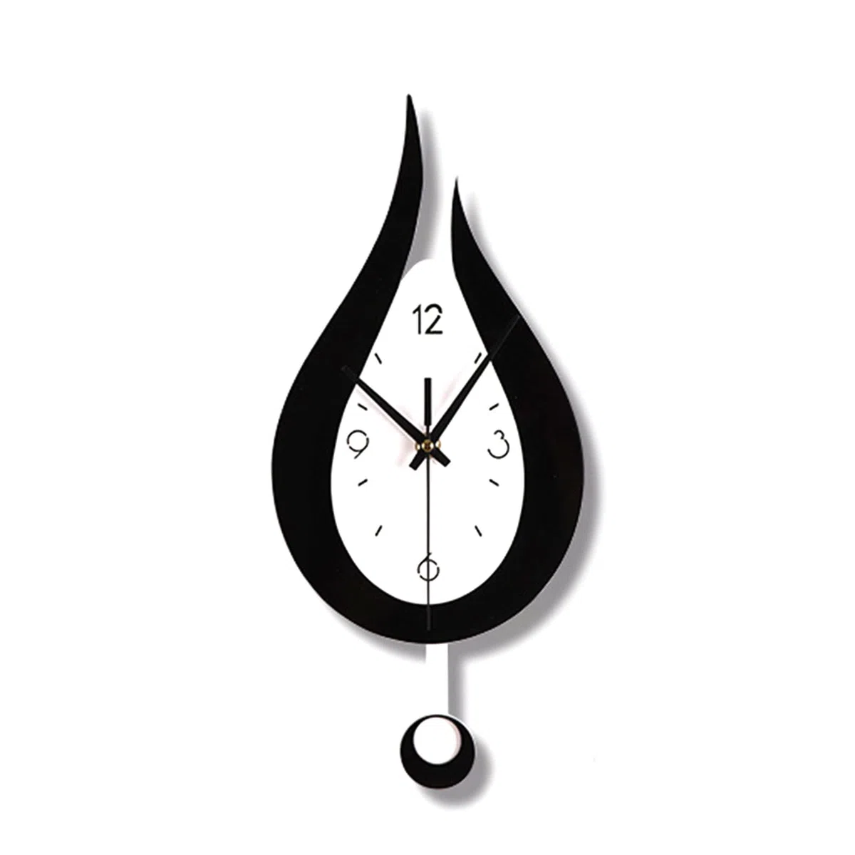 Orologio da Parete dal Design Moderno con Gocce d'Acqua per Orologio a Pendolo Acrilico Creativo