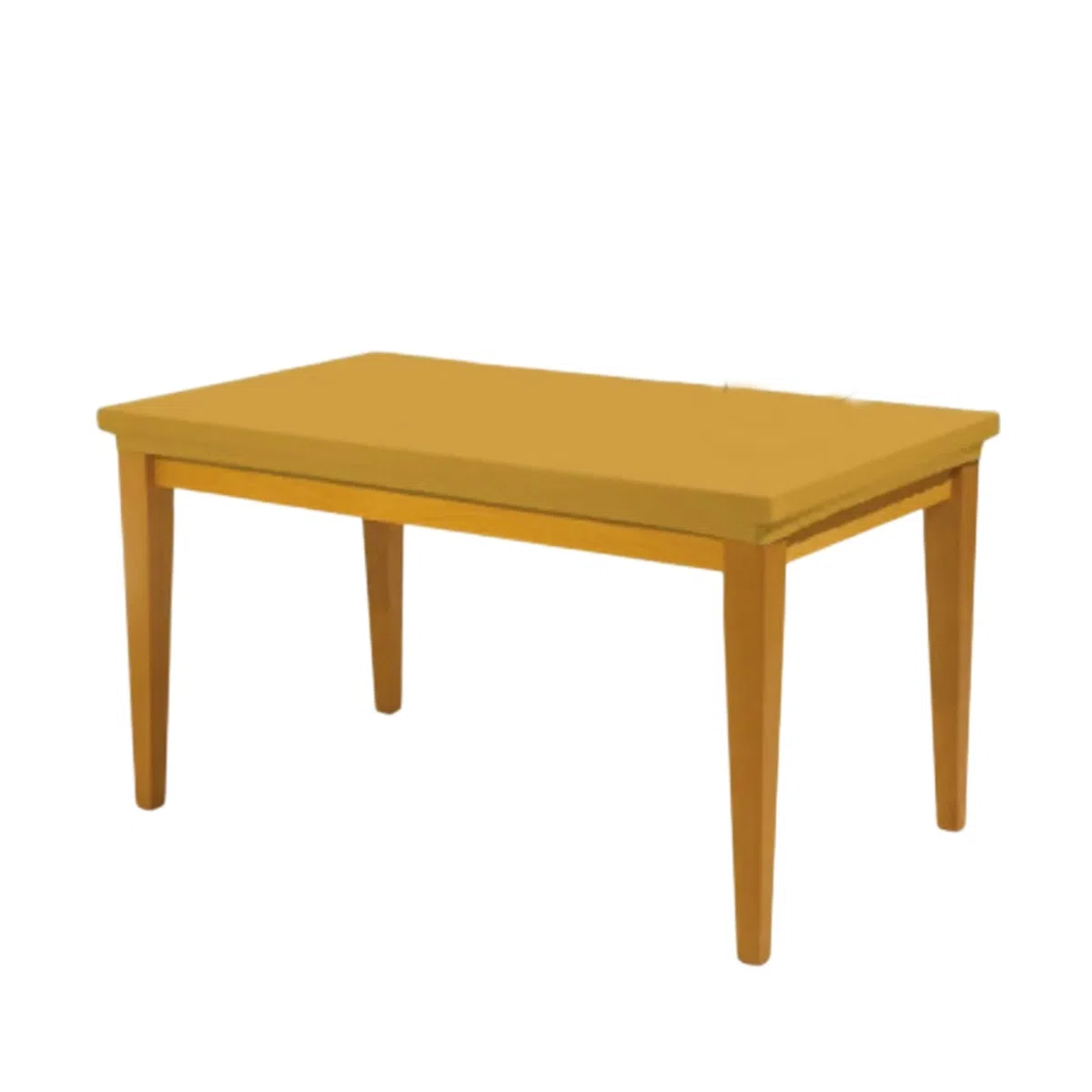SalGiu Copritavolo Mollettone x6 x12 Posti Rettangolare (Oro, 12 Posti)