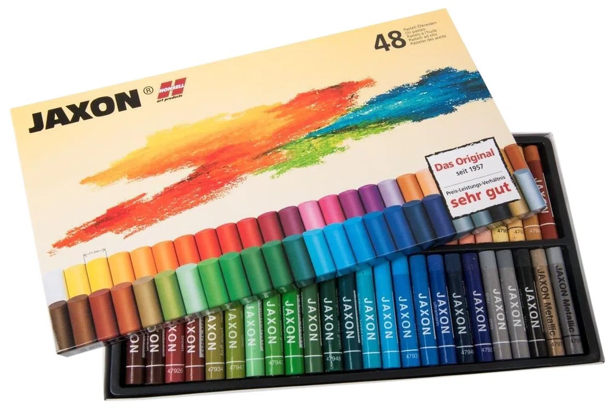 Jaxon 47448 - Colori a olio, 48 pezzi, Modelli/Colori Assortiti, 1 Pezzo