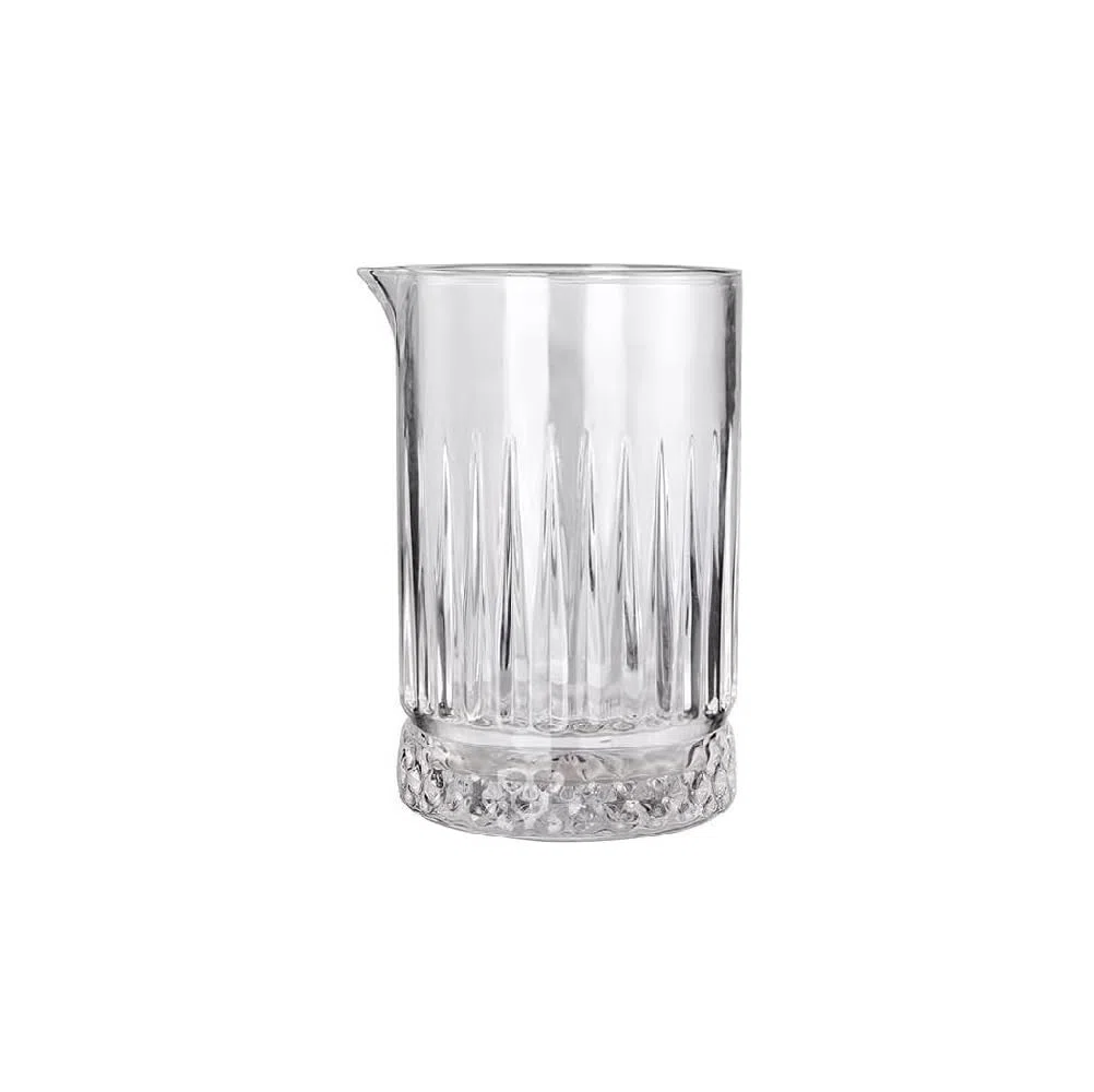 Mixing Glass Bicchiere da cocktail professionale senza tempo per barman con beccuccio 75 cl grande capacità stile retrò attrezzatura per bar ristorante
