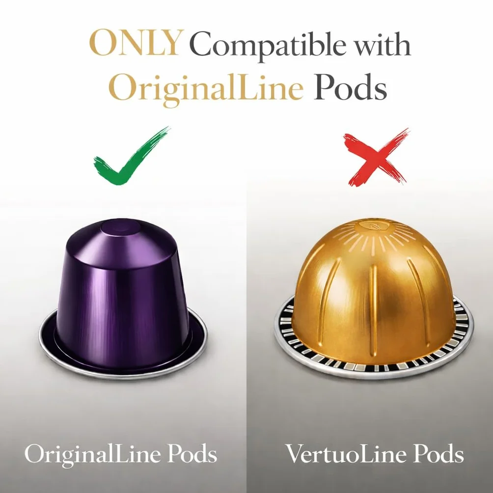 Amazon Basics - 1 Cassetto Porta Capsule per Nespresso Originalline, capacità: 50 Capsule, Nero