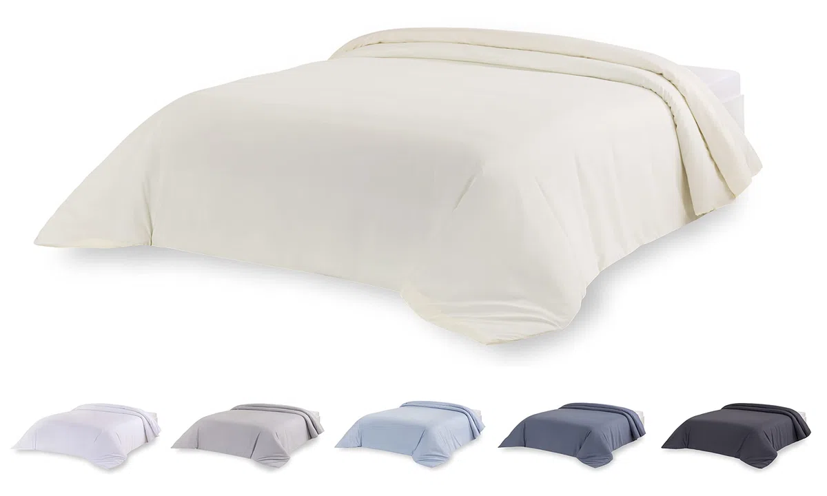 Todocama Set copripiumino in microfibra extra morbido al tatto. (Beig - Letto 160/180-240x220cm).