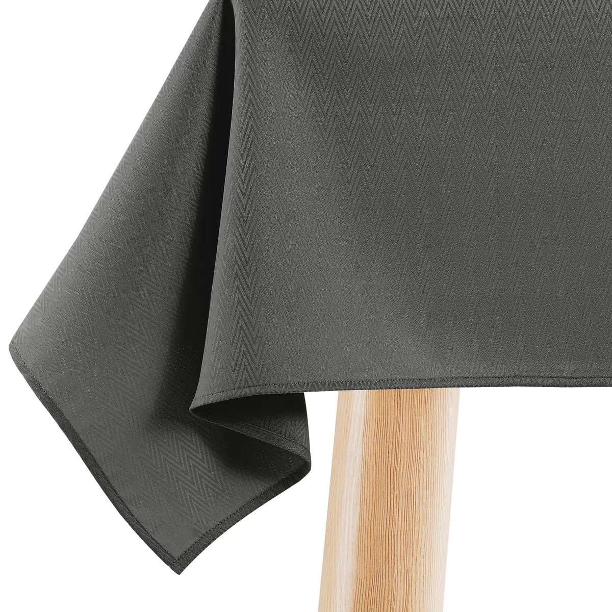 Tovaglia 150x350 cm grigio, lavabile, per interni ed esterni, motivo geometrico Verte