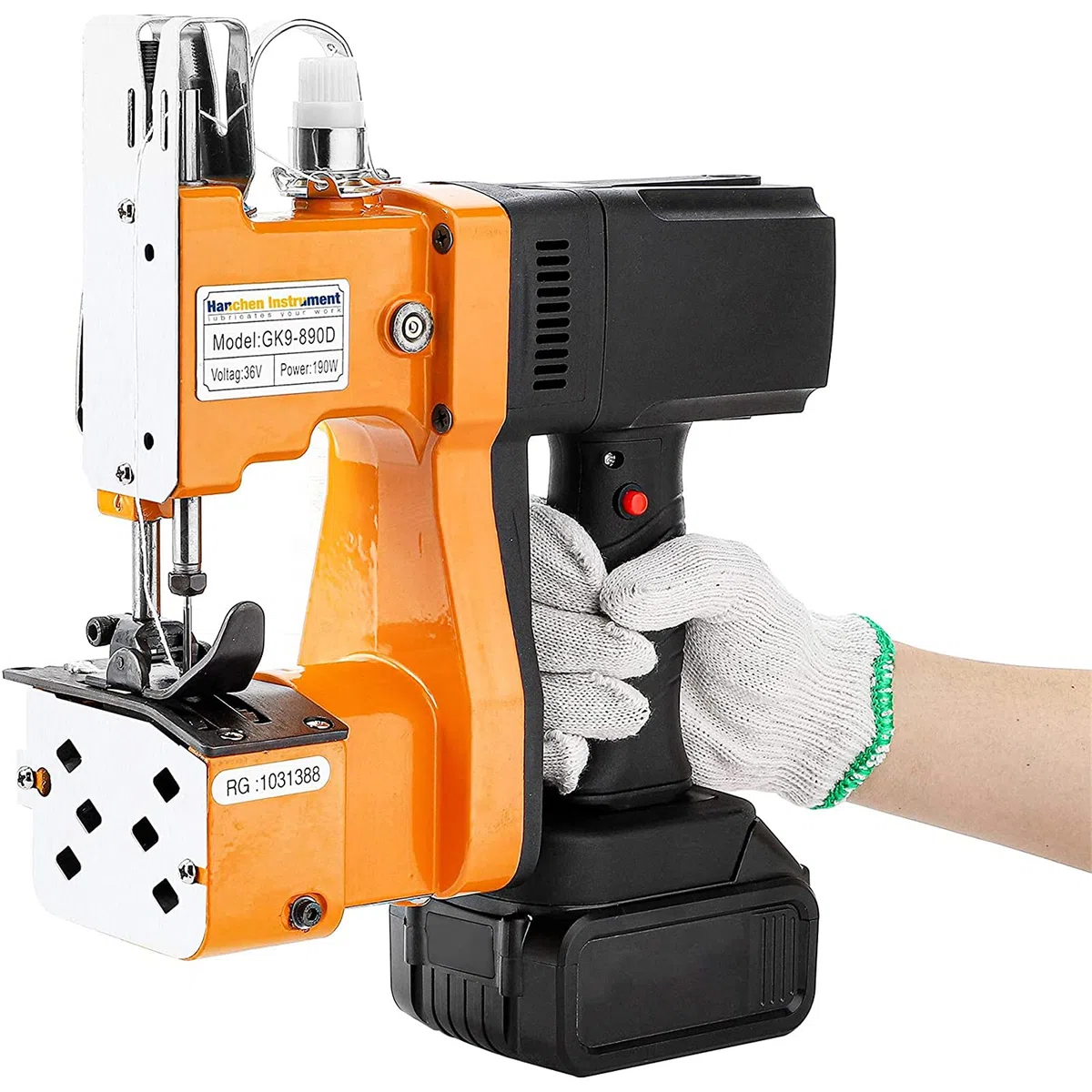 InLoveArts Macchina da Cucire Portatile Closer Stitcher Borsa Chiusura Macchina per l'imballaggio industriale per sacchetto di plastica in carta di riso con sacco di pelle di serpente intrecciata