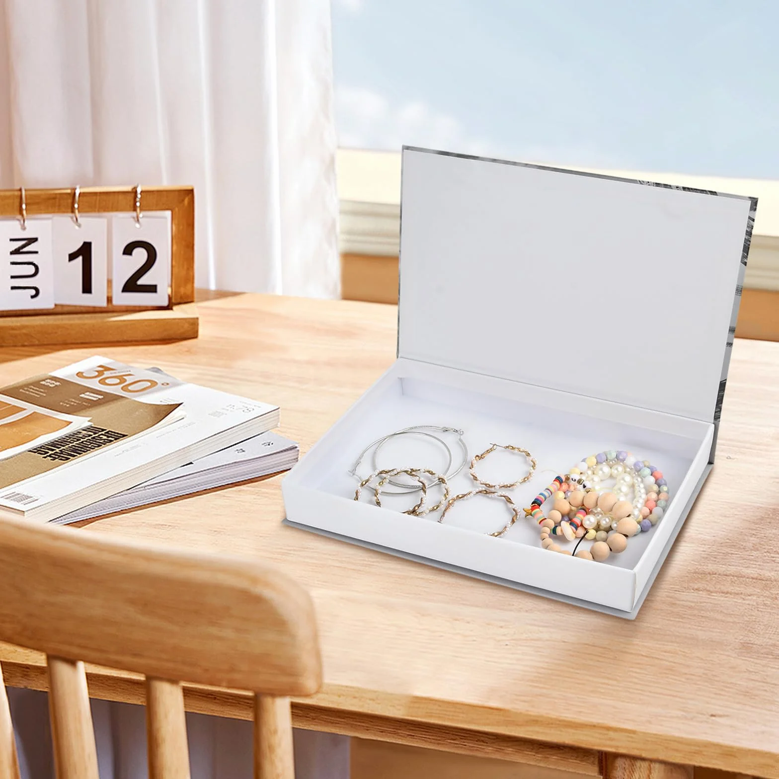 3 Pz Libri Finti da Arredo, Libri Decorativi Magnetici per Casa Moderna, Libro Falso Decorativo Moderni, Libri Falsi Contenitori, Decorazione Libri Finti per Libreria, LIbri Decorativi Simulati (A)