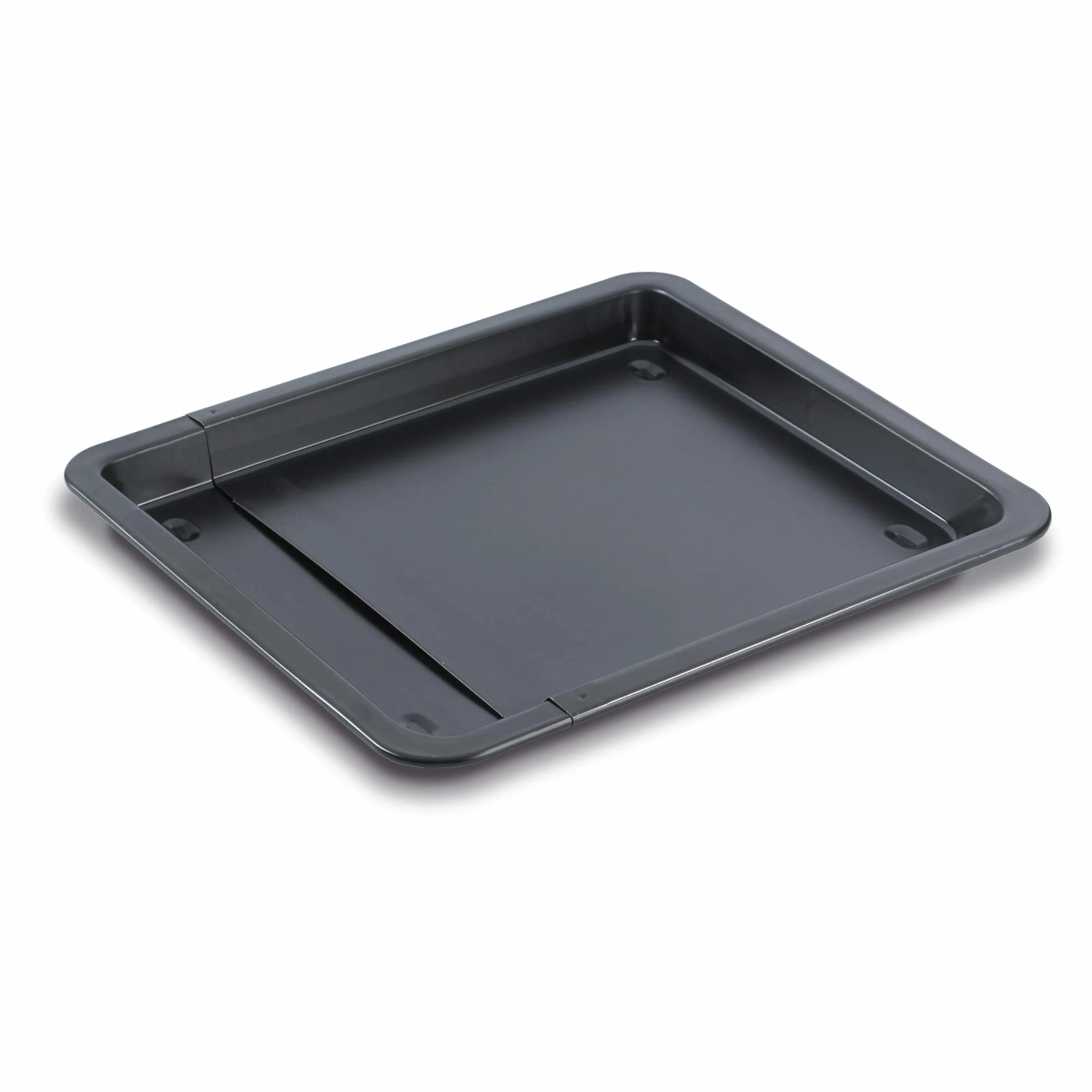 Grizzly Teglia da Forno Regolabile Estensibile Antiaderente 33-52 cm in Acciaio al Carbonio con Rivestimento GREBLON B2+ per Forno