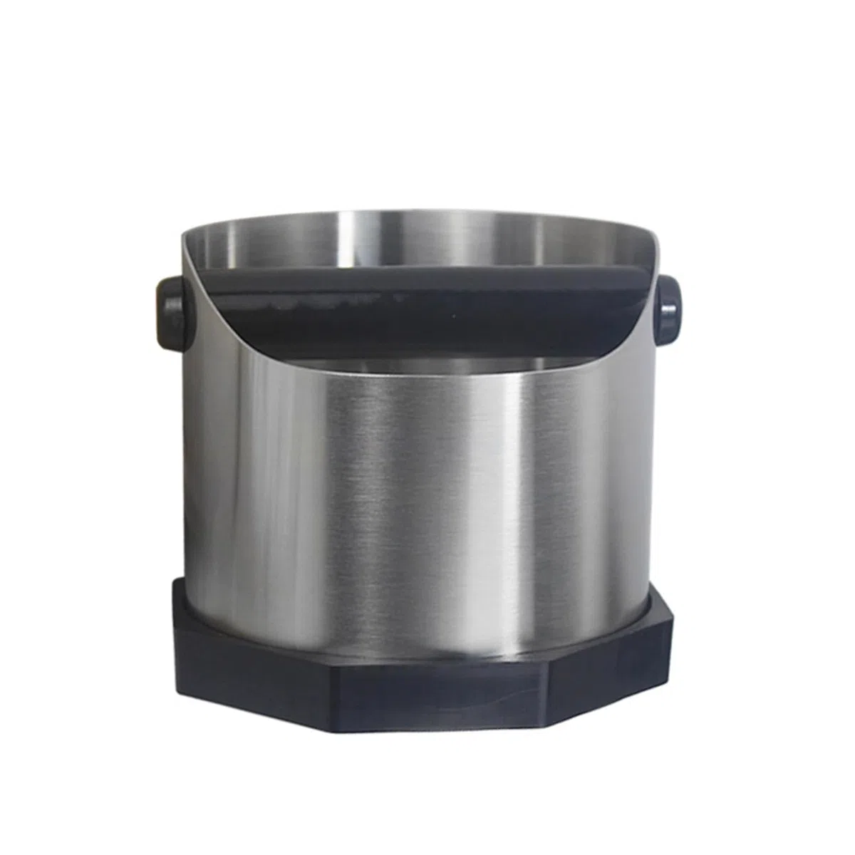 Scatola Fondi Caffè, Caffè Fondi Caffe Knock Box, Contenitore Per Fondi Caffè Inox, Knock Box Caffè Argent, Inox, Palo Principale Staccabile, Adatto per Caffè, Ristoranti Occidentali, Bar, Cucine
