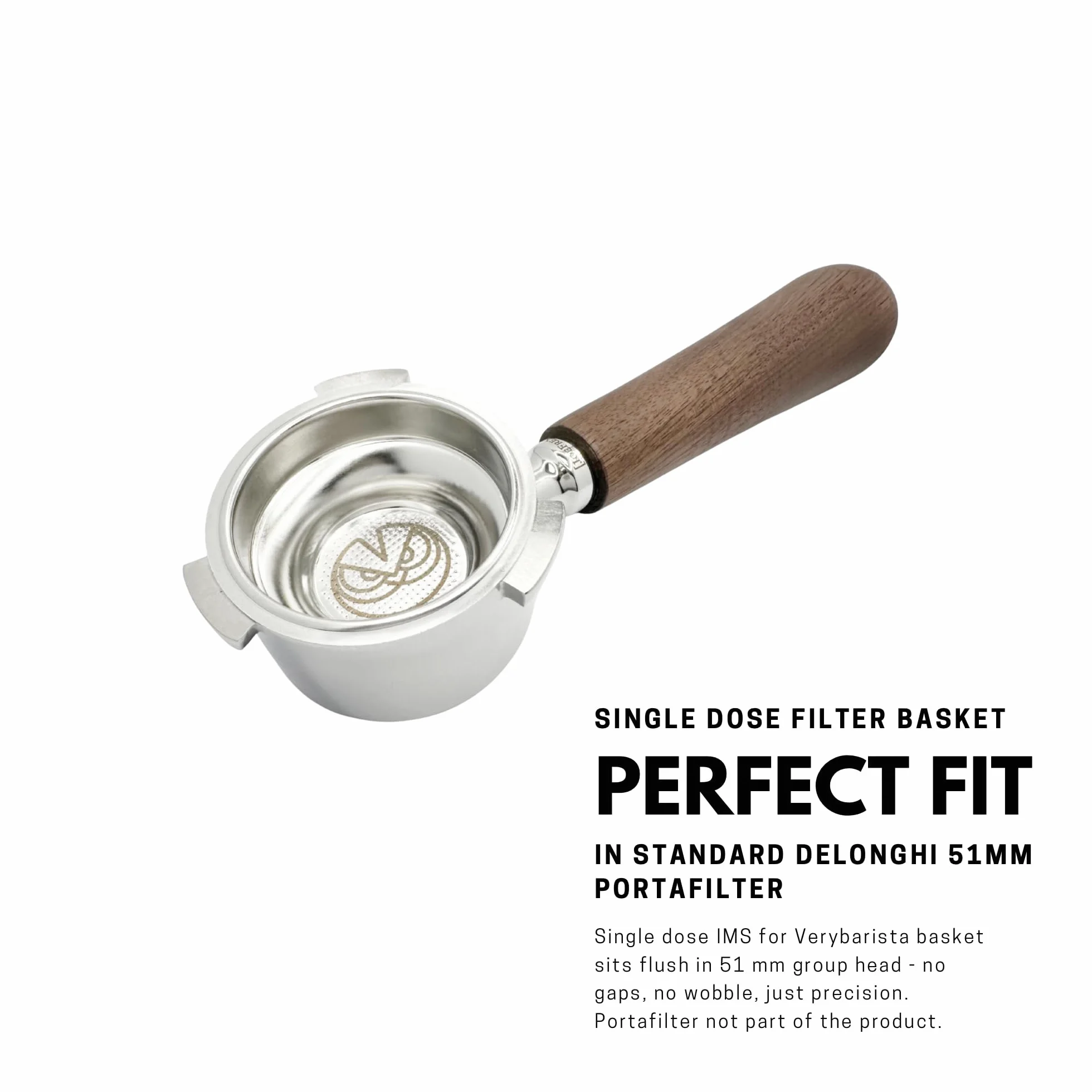 Cestello Filtro Preciso IMS Compatibile con Macchine Espresso DeLonghi. Singolo Espresso 8-13 grammi.