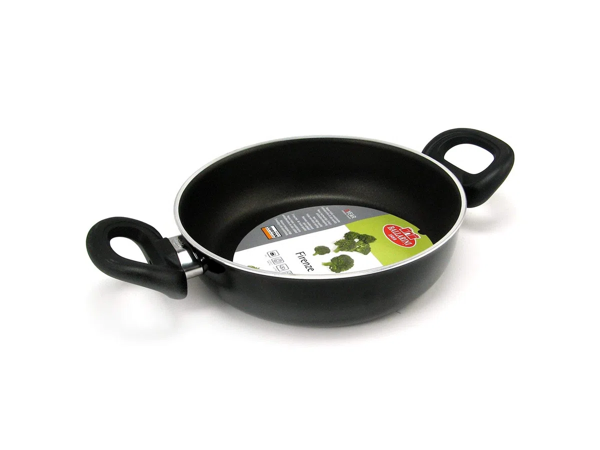 Ballarini Firenze Tegame, Alluminio, Nero, 20 cm