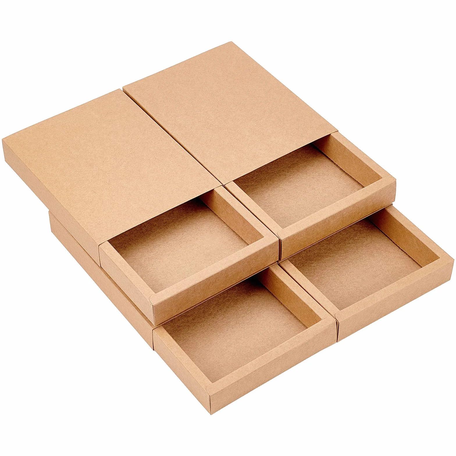 BENECREAT 10 Pack Scatola di Carta Kraft Marrone 20x15x3cm per Sapone Gioielli Caramelle Snack Scatole Piccole Scatole Regalo per Confezioni Regalo, Natale, Matrimonio, Bomboniere