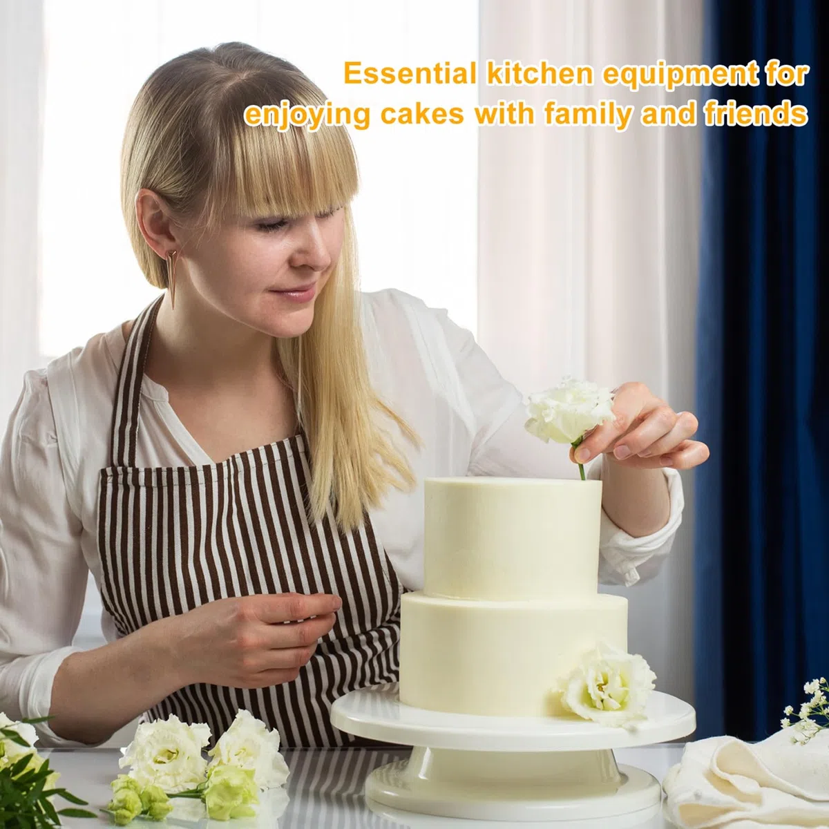 Piatto Girevole per Torte, Supporto per Torte, Set di Accessori per Torte