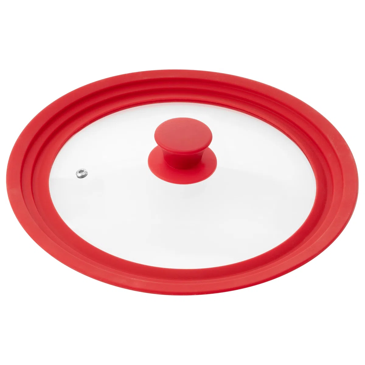 bremermann? coperchio universale con bordo in silicone, 30/32/34 cm, grande (Rosso)