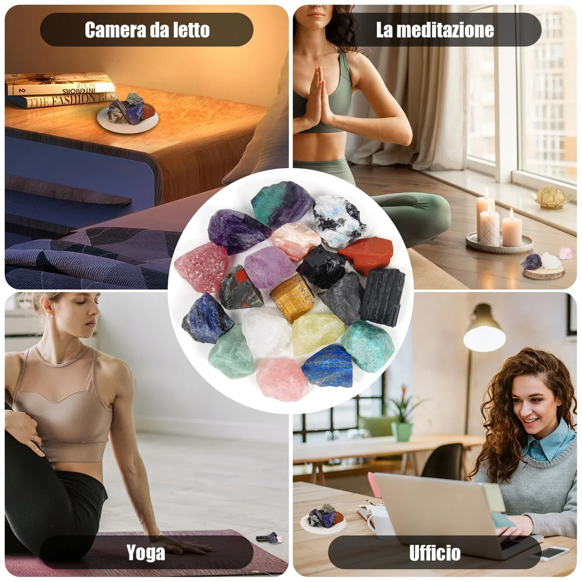 500g Ossidiana Grezza Sfusa - Pietre Grezze di Ossidiana per Tumbling, Rocce per Fontane, Decorazione, Lucidatura, Reiki con Cristalli