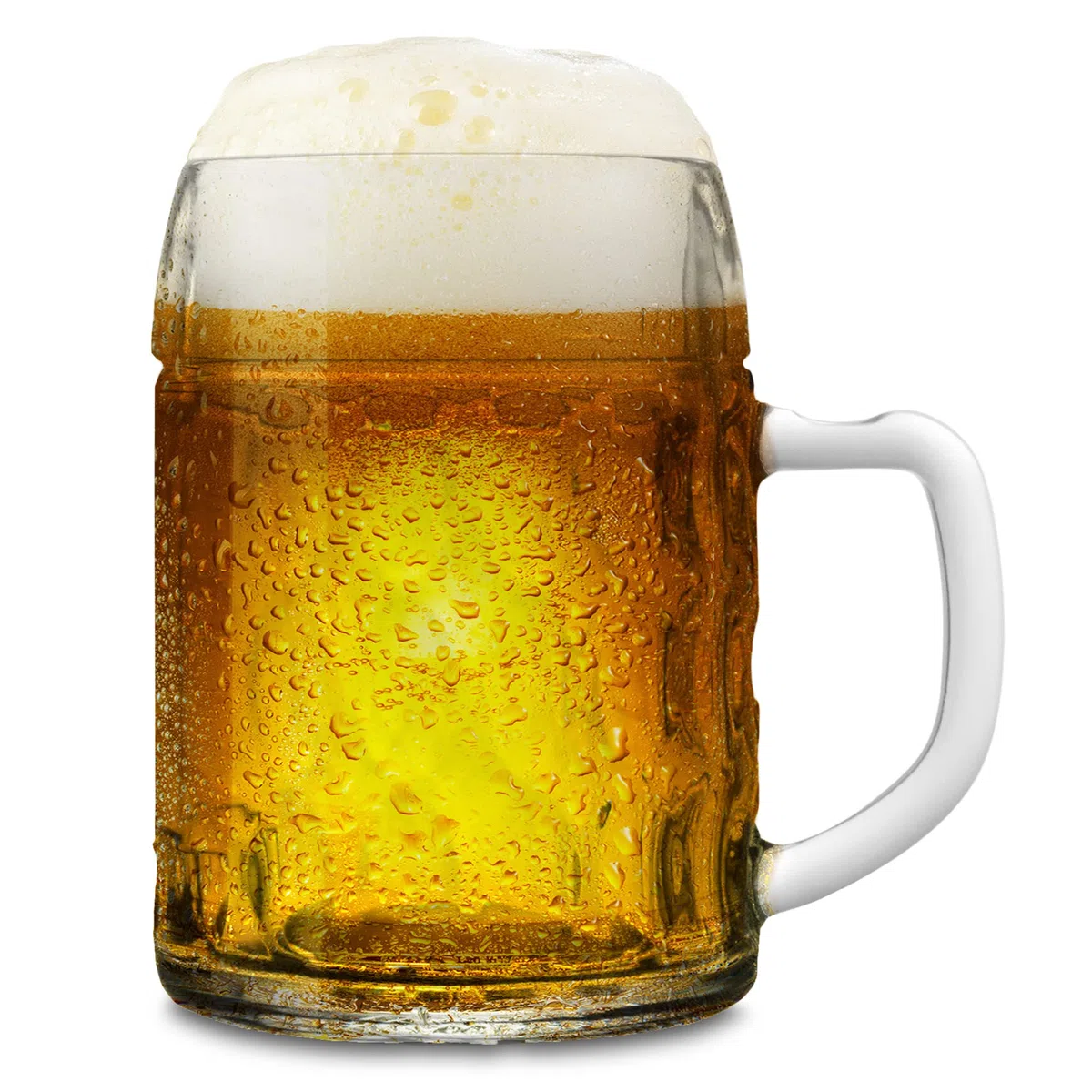 Stölzle Lausitz Oberglas Boccale Kaiser 0,5l l Boccale originale dell’Oktoberfest I Set di 6 pezzi I Bicchiere da birra tradizionale con manico I Lavabili in lavastoviglie I Di pregio