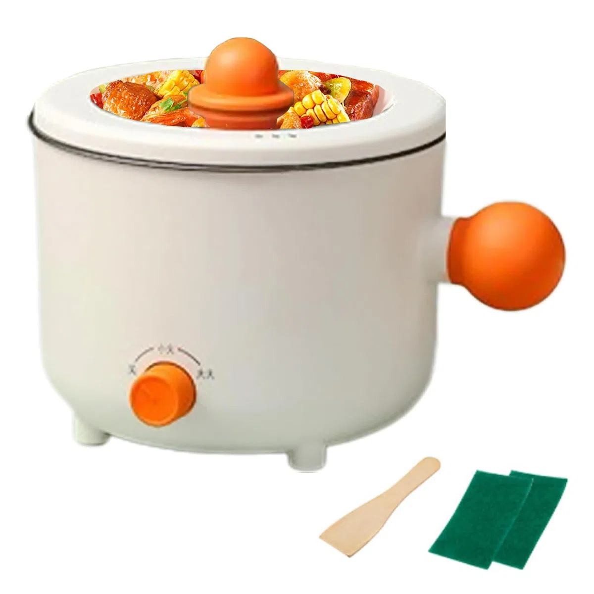 Piccola pentola elettrica a caldo pentola,Ramen Cooker per cucina,Studio/Hotel (stile 1) Studio/Hotel