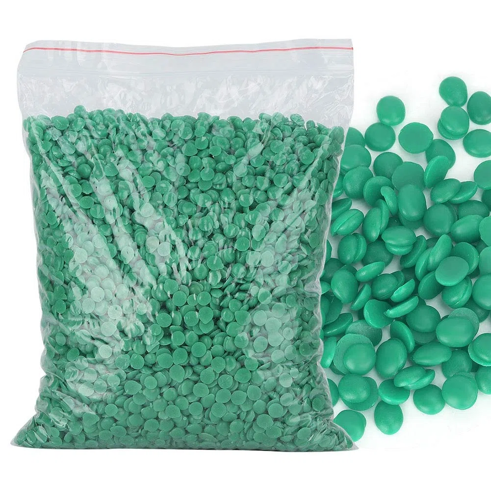 Perlina di cera cera per colata di gioielli,perle di cera per colata di gioielli per cera d'iniezione professionale (Verde)