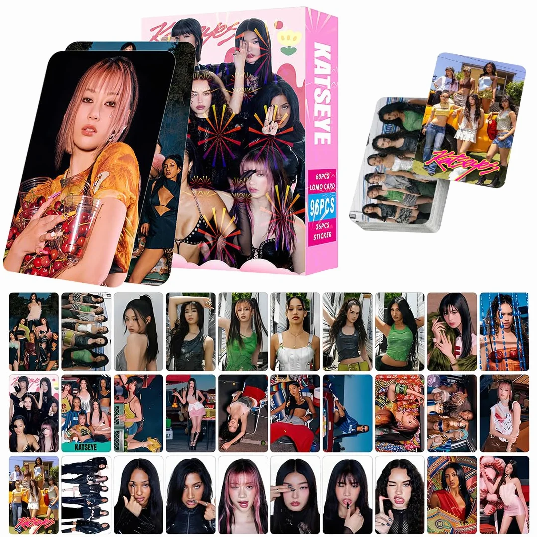 96 Pezzi Photocards KATSEYE, Carta Regalo KATSEYE Merch