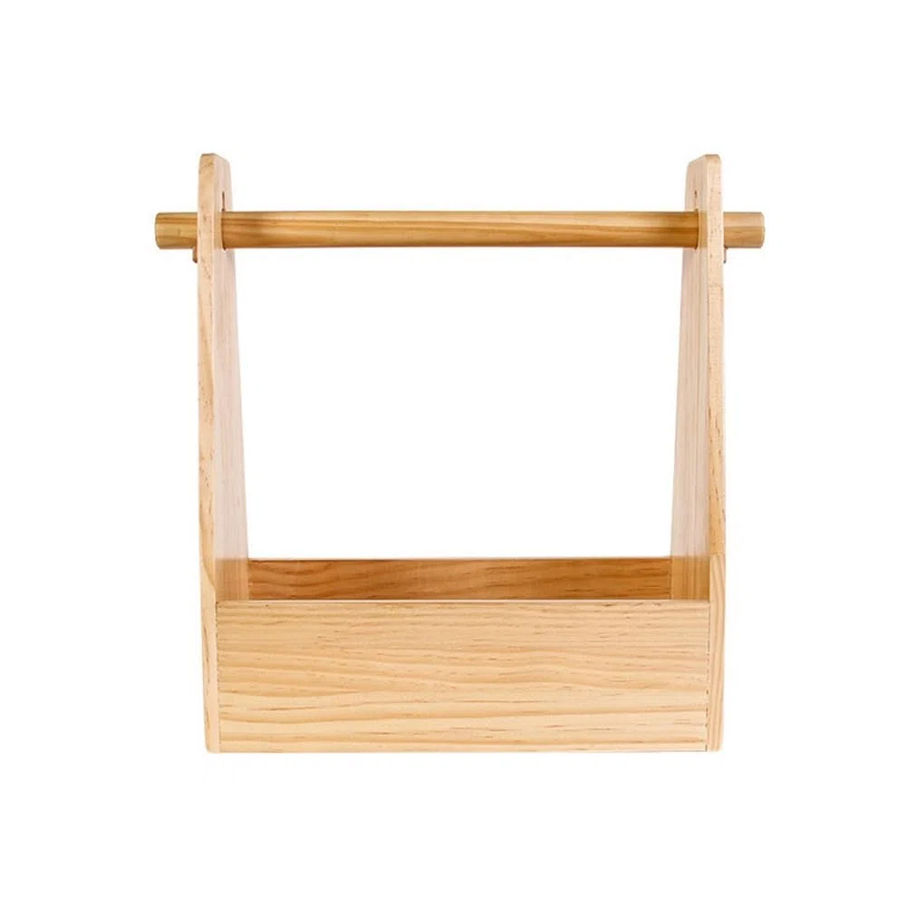Scatola per Condimenti In Legno, Portaspezie, Organizer per Porta Condimenti da Esterno con Manico Ripiano per Scatola per Condimenti per Barbecue