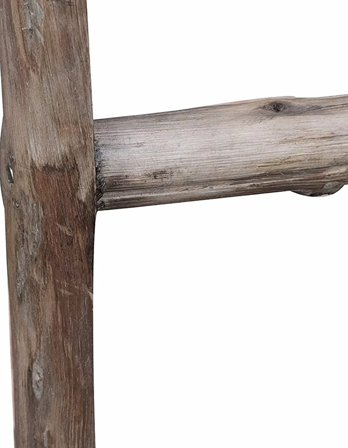 Biscottini Scaletta porta asciugamani bagno 100x6x28 - Scala Decorativa in Legno - Scala portasciugamani - Scaletta legno appendi asciugamani - Scaletta portasciugamani da parete Metallo, Bambu