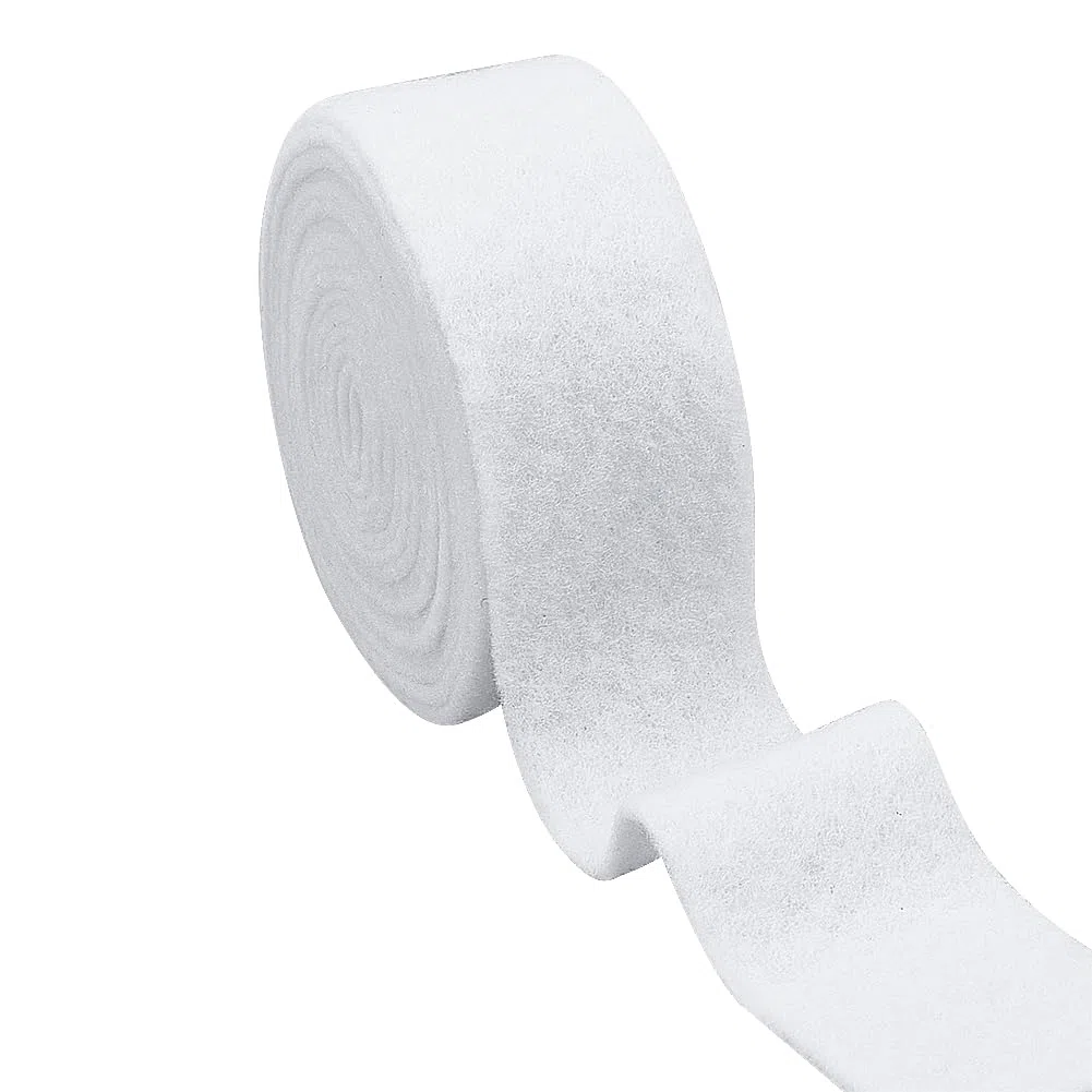NBEADS 4 Rotolo Rotoli di Cotone per Tappezzeria, Rotolo di Imbottitura In Cotone Imbottitura In Pile Misto per Trapunte Artigianali Fai Da Te, 3cm di Larghezza, 1mm di Spessore