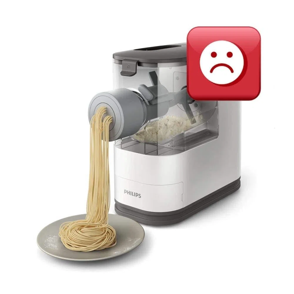 Pastidea - Trafila in bronzo e POM Tagliatelle 8mm compatibile con Philips Pasta Maker Avance e Serie 7000