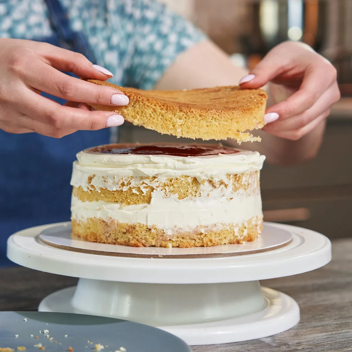 Piatto Girevole per Torte, Supporto per Torte, Set di Accessori per Torte