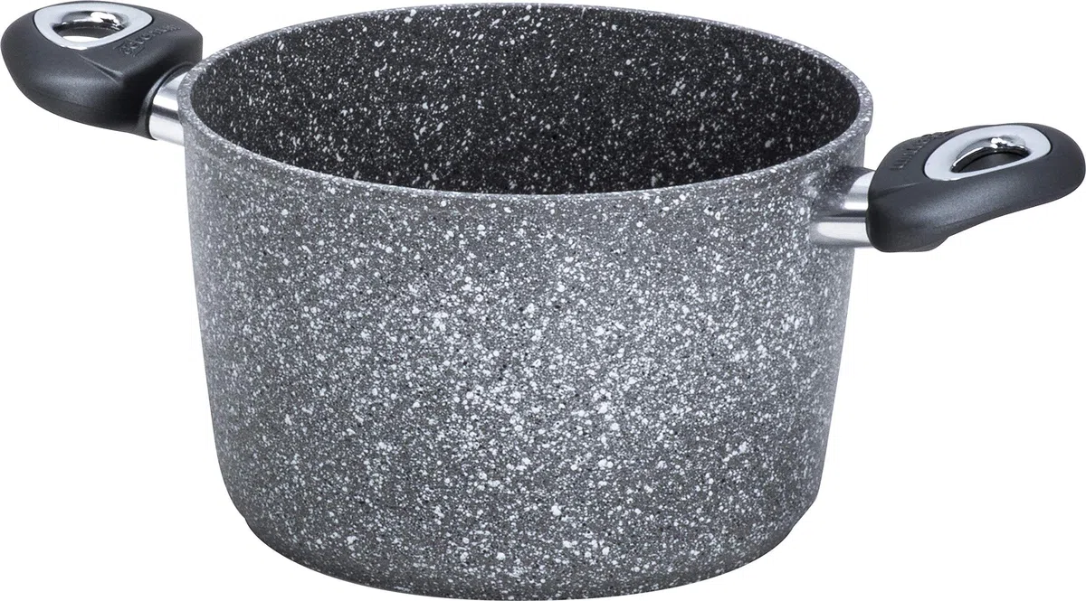 Aeternum, Madame Petravera 3.0, Pentola Antiaderente, Ideale per Induzione, Diametro 20 cm, Full Induction, Grigio