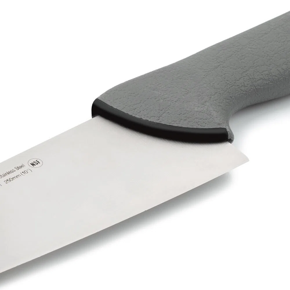 Arcos Serie Colour Proof, Coltello da Chef Coltello da Cucina, Lama Acciaio Inossidabile NITRUM 250 mm, Manico Polipropilene Coperto da Elastomer, Colore Nero