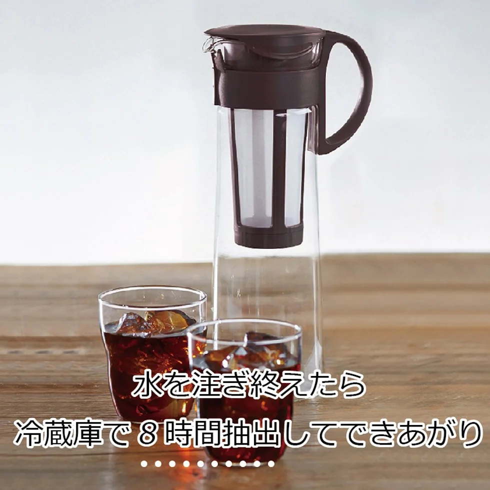 Hario Mizudashi, caffettiera con Estrazione a Freddo, Brown, Large