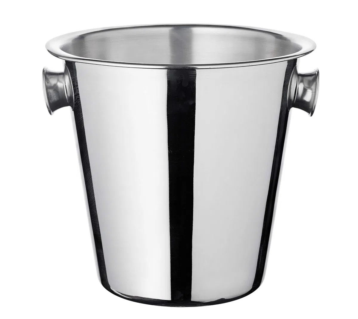 EDZARD Set da 2 Secchiello per champagne Cara (Ø 40 cm, H 21 cm), acciaio inox martellato, per 5 bottiglie – secchiello per spumante grande, secchiello per bottiglie, secchiello per vino