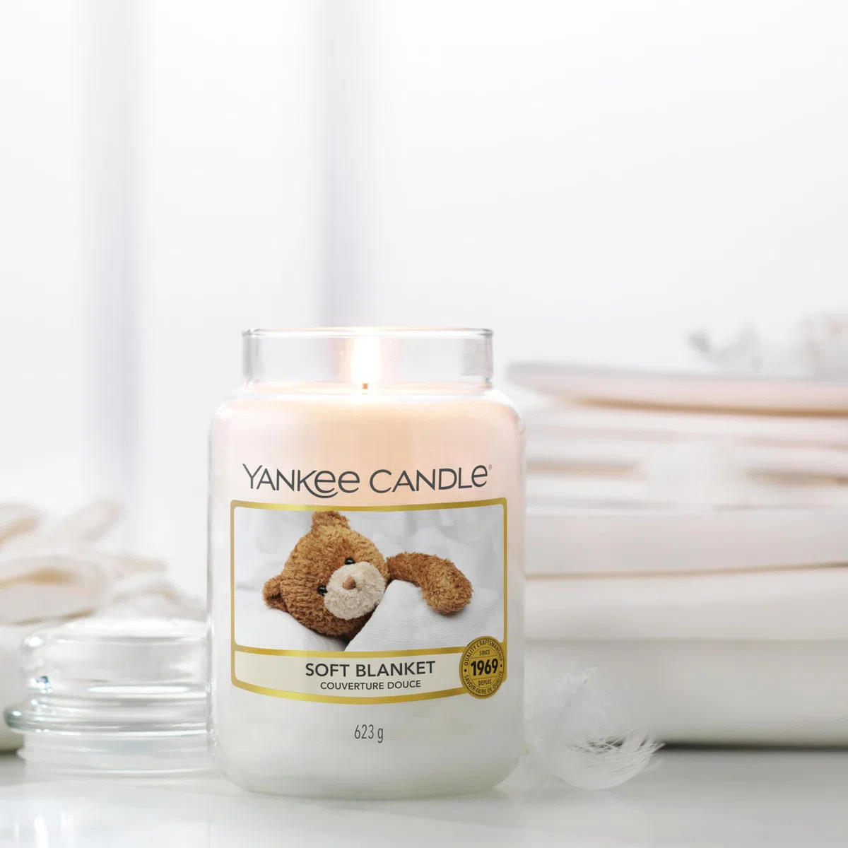 Yankee Candle Candela profumata in giara grande | Coperta morbida | Durata Fino a 150 Ore | Regali per donne
