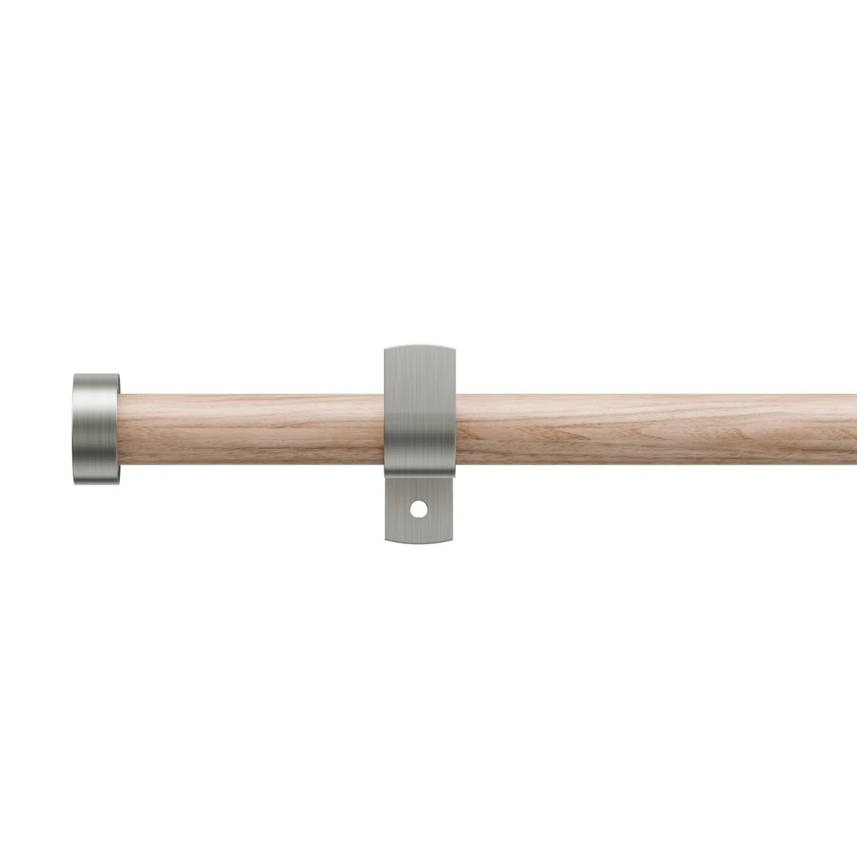 Bastoni per tende estensibili 76-280 cm, nuovo modello aggiornato diametro 19 mm asta per tende effetto legno con terminali finali per tende ad occhielli, bastoni decorativi per finestre per camera da
