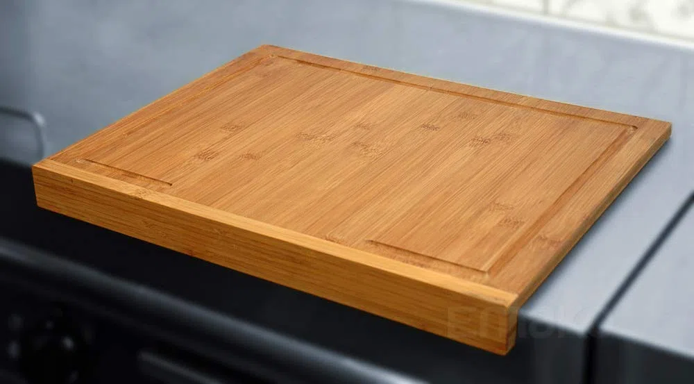 Tagliere da Cucina in Legno Bambu' 45x35 cm per tagliare tritare verdure salumi