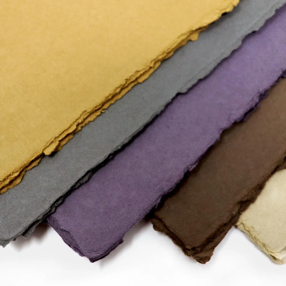 Artway Indigo - Carta di Cotone A4 - Carta Colorata Fatta a Mano/100% Cotone - Da 220 gsm a 250 gsm - Texture Liscia - Confezione Mista A4 da 5 Colori x 25 Fogli
