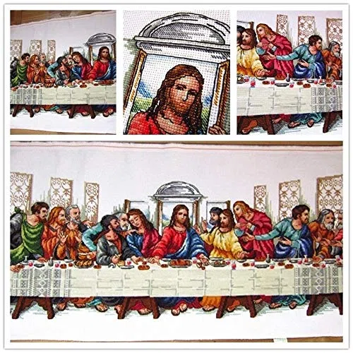 Kit Mezzo Punto Ricamo The Last Cena Modelli Cross Stitch Kits Stampato Tessuto Ricamo Set 11CT 14CT Decorazioni Fatte a Mano DIY per la casa Punto Croce Kit