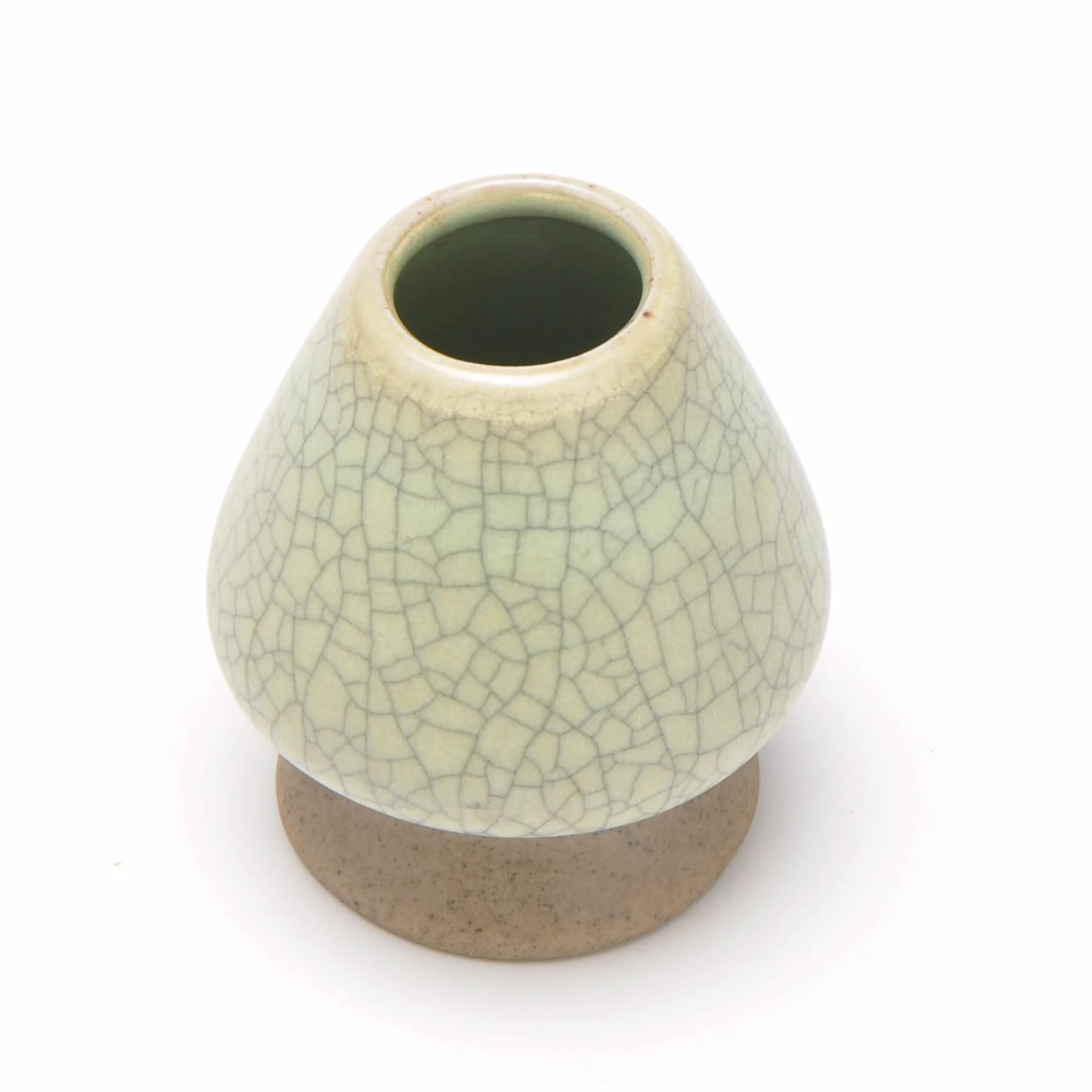 TEANAGOO EMB-6 Japan Matcha Bowl in Porcellana e Matcha Whisk (Chasen) Set di Supporti per imballaggio, 18OZ / 510 ML, Verde Chiaro Opaco con Cucitura Nera, 2 Pezzi/scatole.…