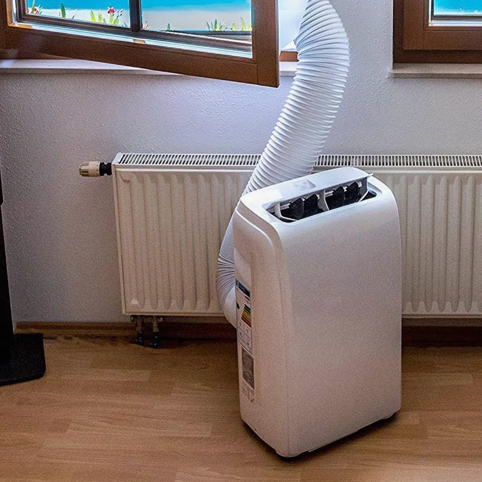 Tubo flessibile per condizionatore d'aria portatile, diametro 15cm, lunghezza 200cm, tubo flessibile per sfiato di scarico CA, parti del condizionatore d'aria filettate in senso antiorario