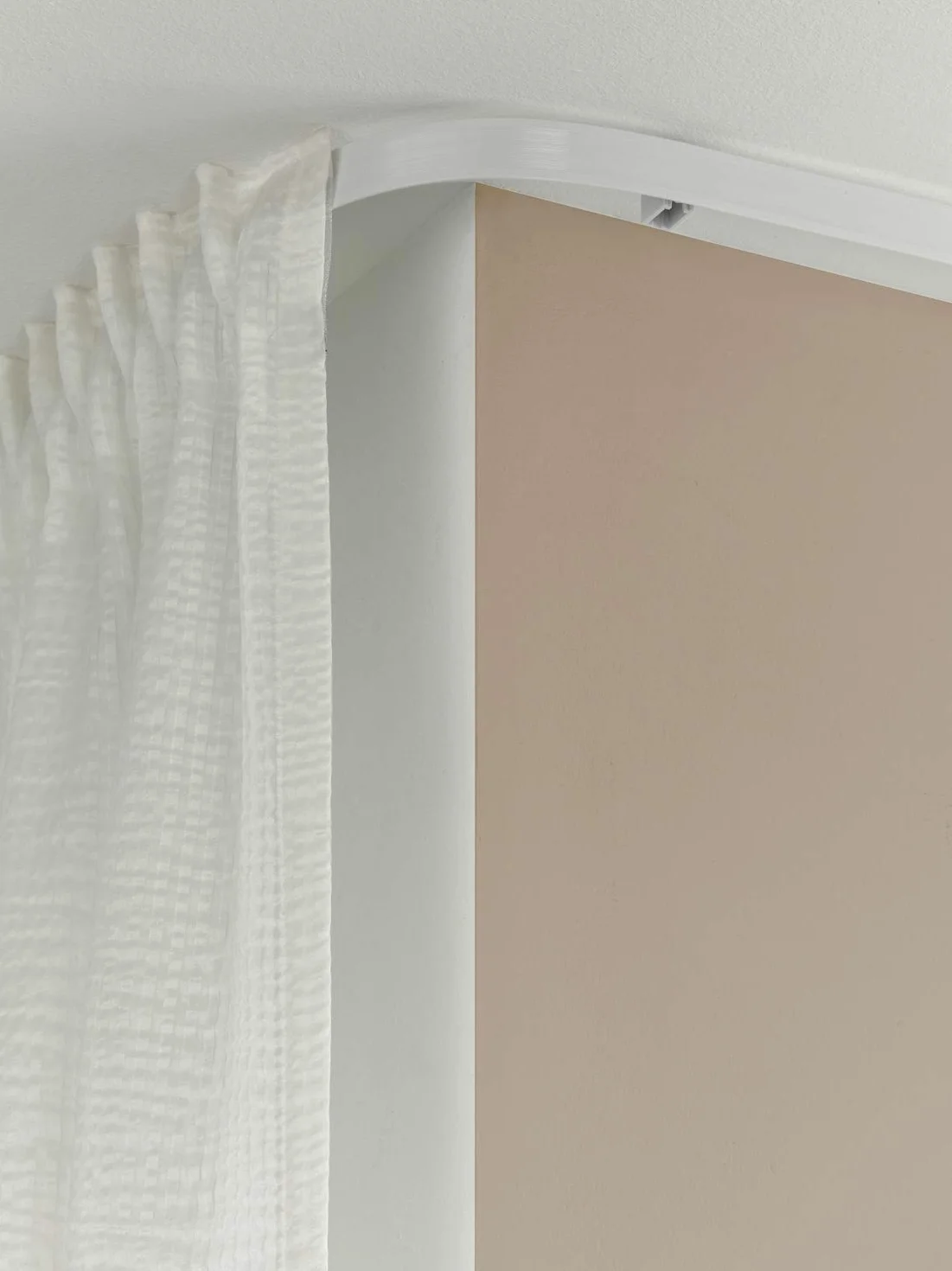Gardinia Binari per Tende Flexline, incl. Accessori, Lunghezza 350 cm, Altezza Binario 29 mm, Plastica, Bianco