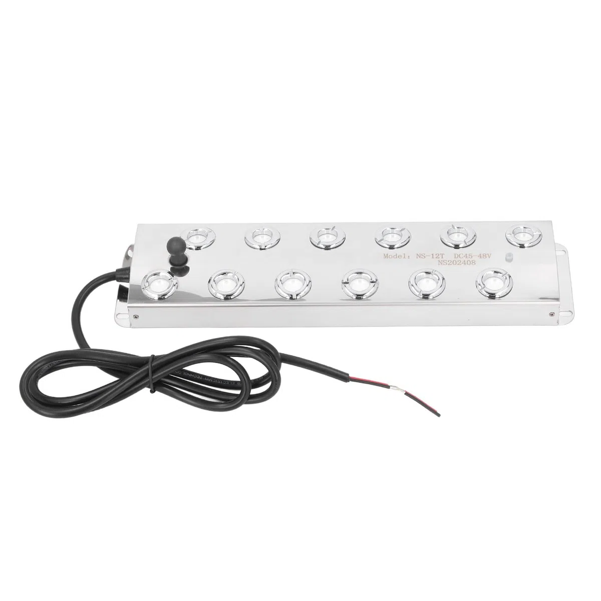 Alomejor Silenzioso Generatore di Nebbia Ad Ultrasuoni 12 Teste per Giardini Estetici, Nebulizzatore Paesaggistico Impermeabile IP67 DC45-48V