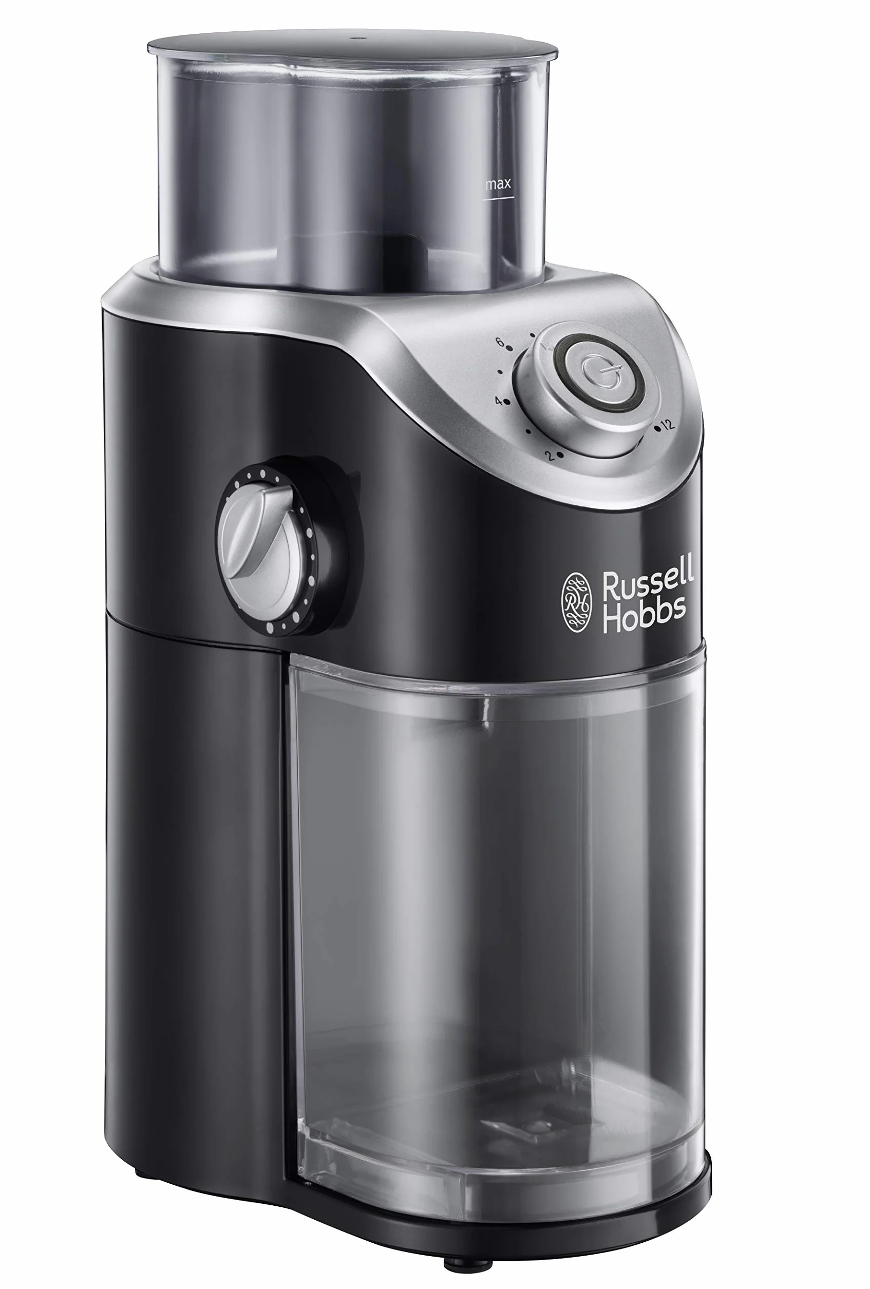 Russell Hobbs Macinacaffè Elettrico, Macina Chicchi, 140 W, Nero, 23120-56