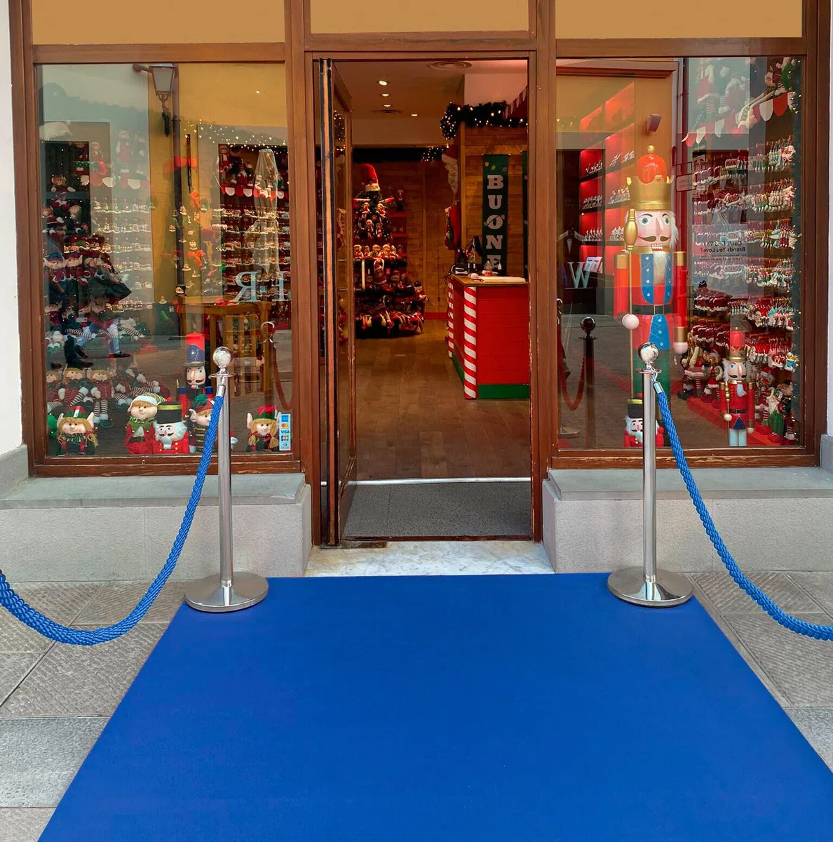 emmevi Tappeto Moquette Blu Antiscivolo Passatoia Chiesa Scale Corridoio Negozio Marciapiede 200x5000 Cm