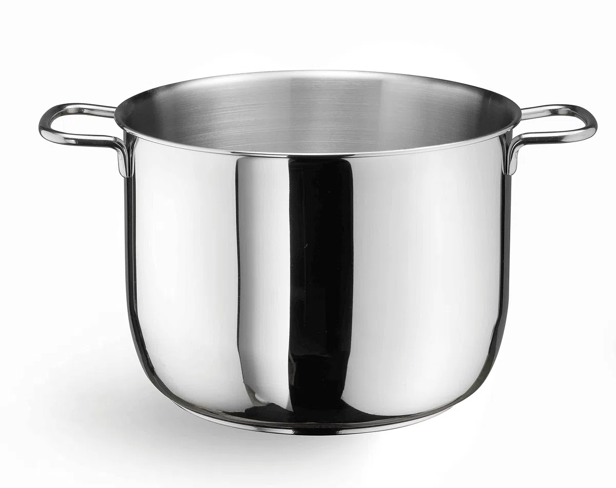 Pintinox Pentola in Acciaio Inox Nichel Free Serie Ecoline, Adatto All’induzione, Made in Italy, Diametro 22 cm