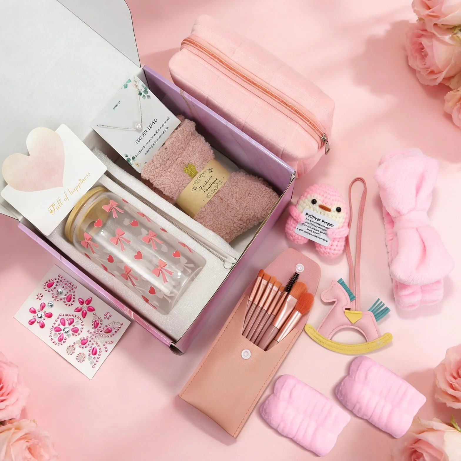 Regalo per Ragazze di 9, 10, 11, 12, 13, 14, 15 Anni, Regalo Compleanno o San Valentino, Idea Regalo per Migliore Amica, Sorella o Collega, Set Regali Donna e Bambina
