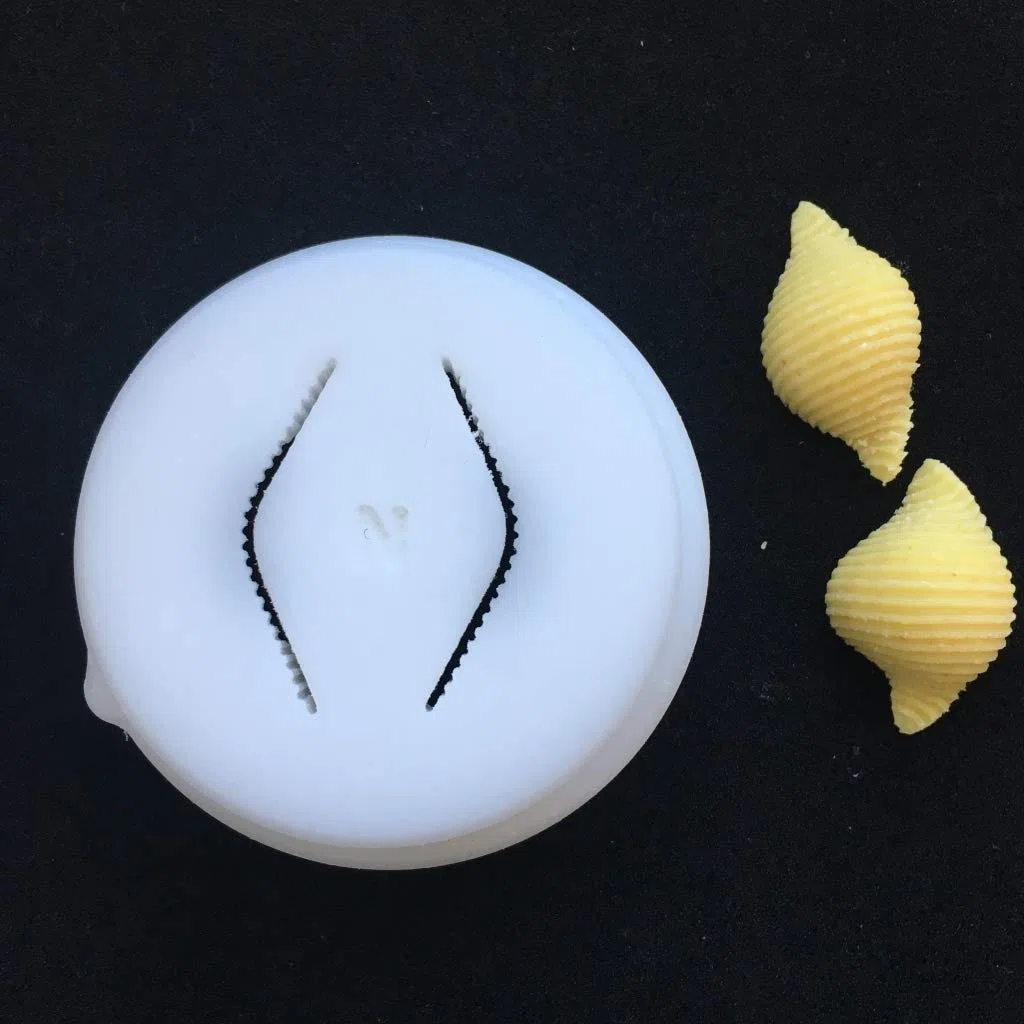 BNN - Avance/Serie 7000 - Conchigli Rigate 38mm ASCONR38 - Pasta Disc compatibile con Philips Pasta Maker Avance/Serie 7000