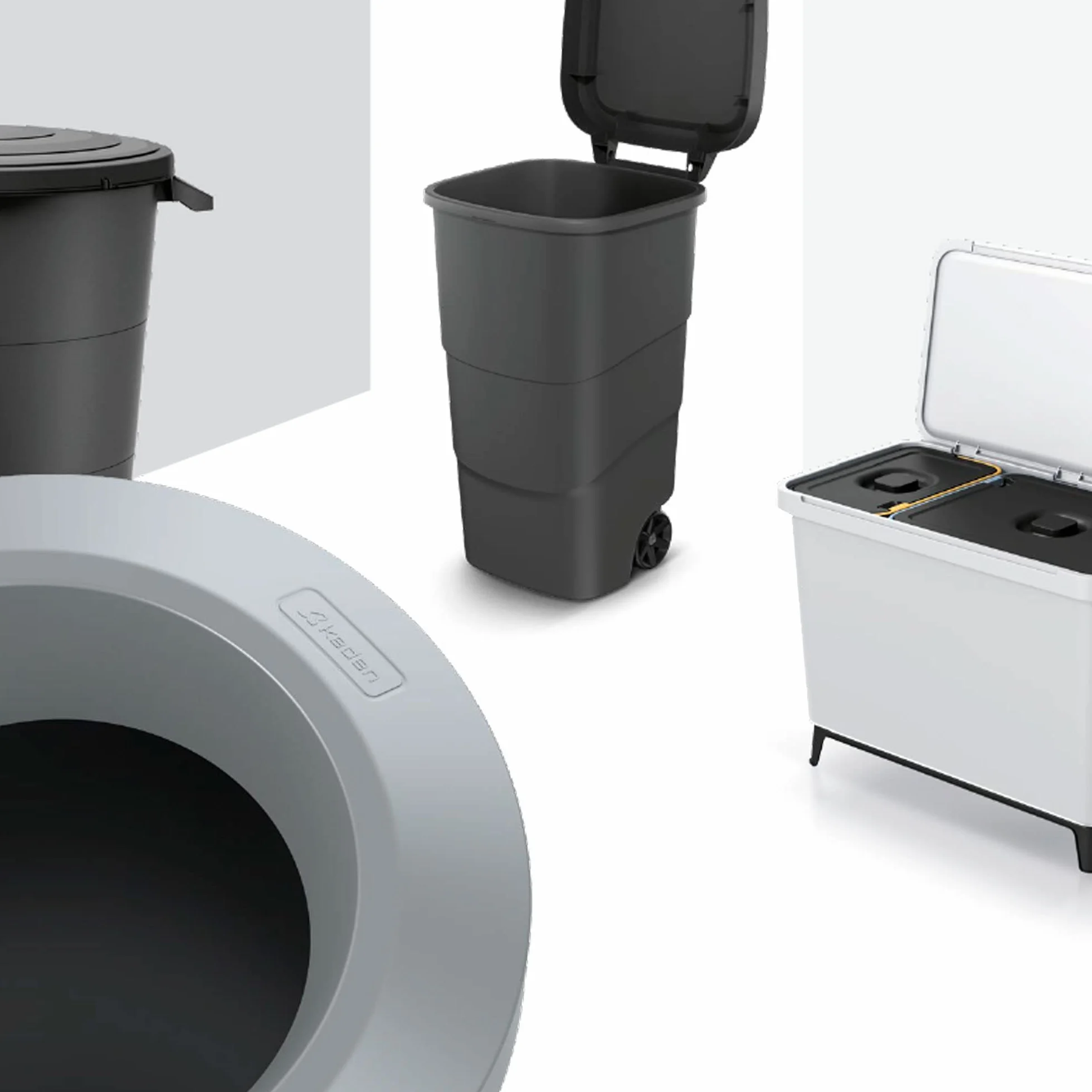 Sistema di classificazione per il riciclaggio KEDEN 3 x 10 litri