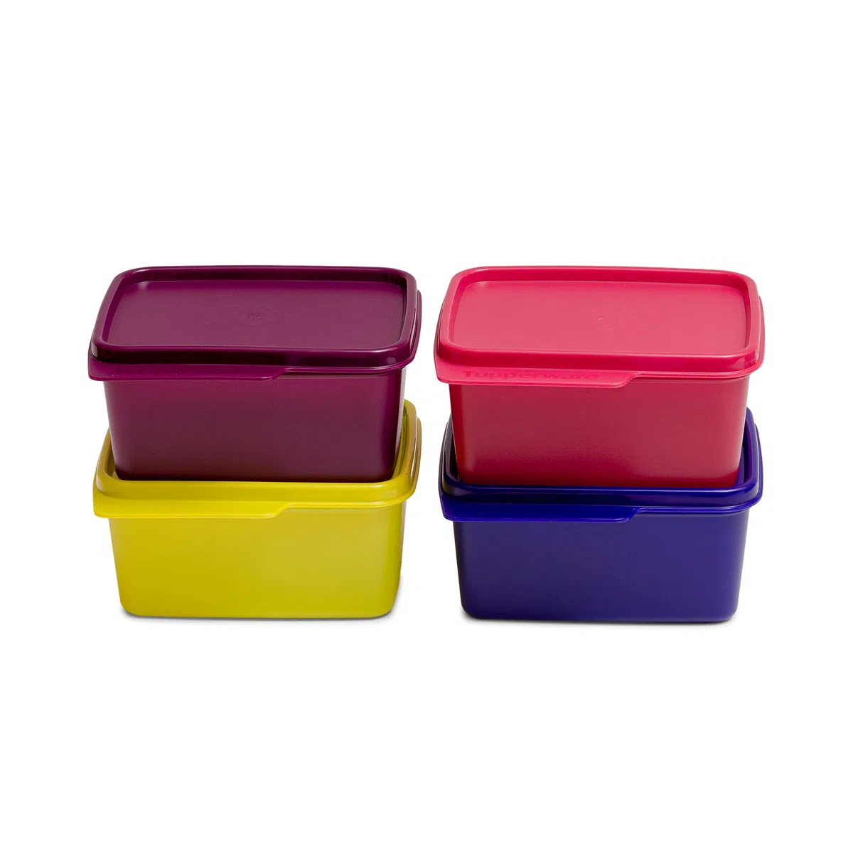 Tupperware Contenitore quadrato per frigorifero Keep Tab 500 ml, 4 pezzi